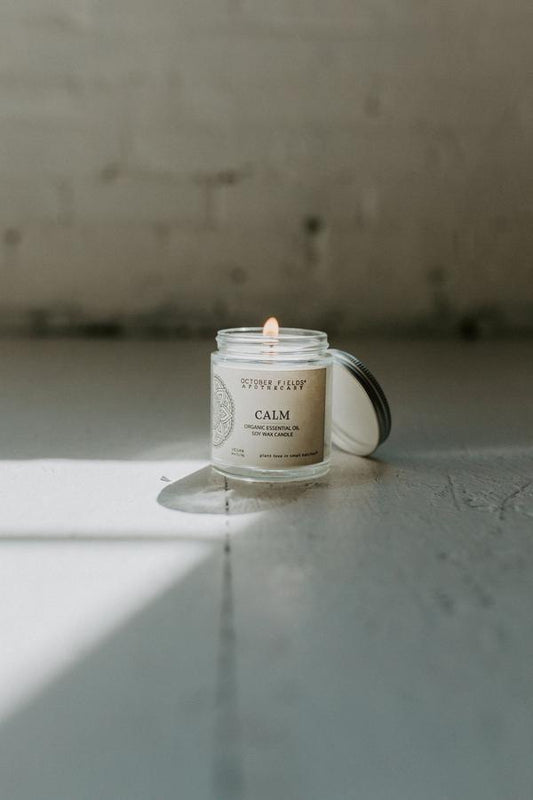 'Calm' Essential Oil Candle : Lavender + Sage - IOSOI Skin Lab
