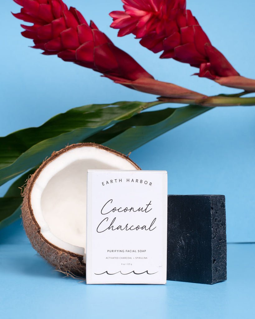 COCONUT CHARCOAL Purifying Facial Soap - IOSOI Skin Lab