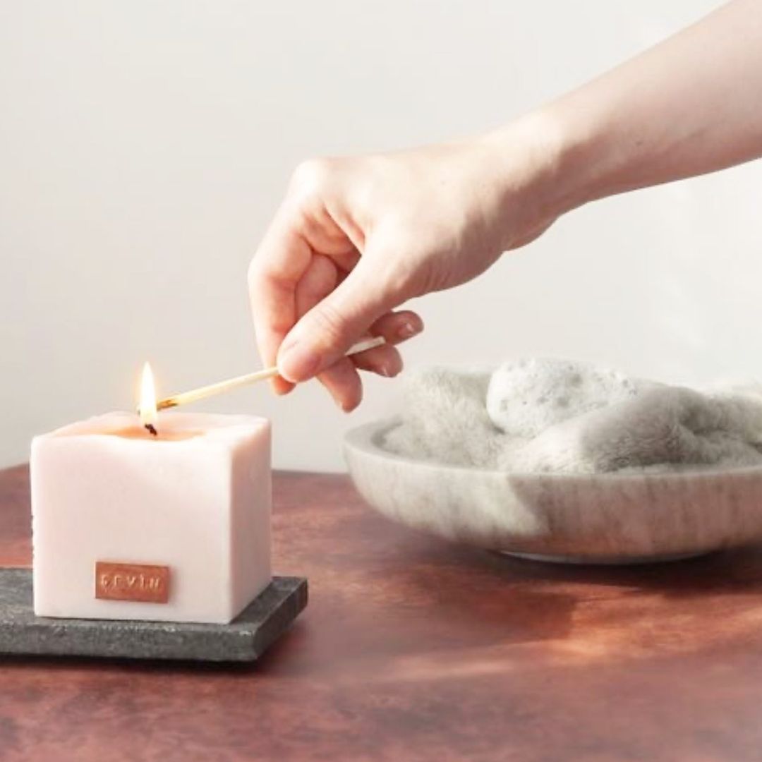 Coral Clay Scented Candle Small - IOSOI Skin Lab