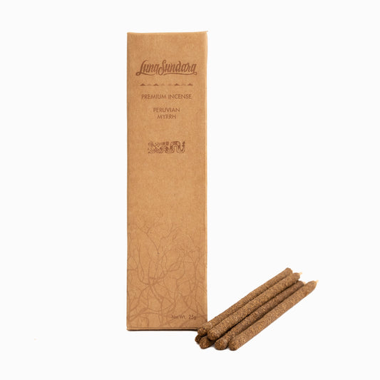Premium Myrrh Hand Rolled Incense Sticks - IOSOI Skin Lab
