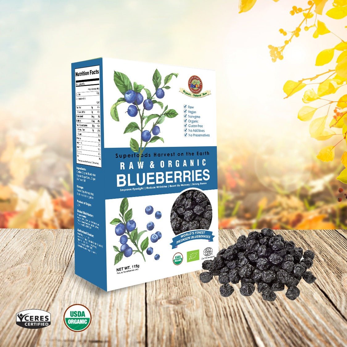 Raw & Organic Blueberries - IOSOI Skin Lab