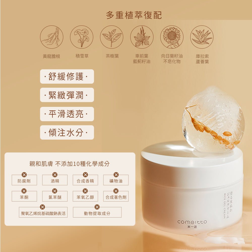 Rice Gel Cream 米糠保濕水凝露 - IOSOI Skin Lab
