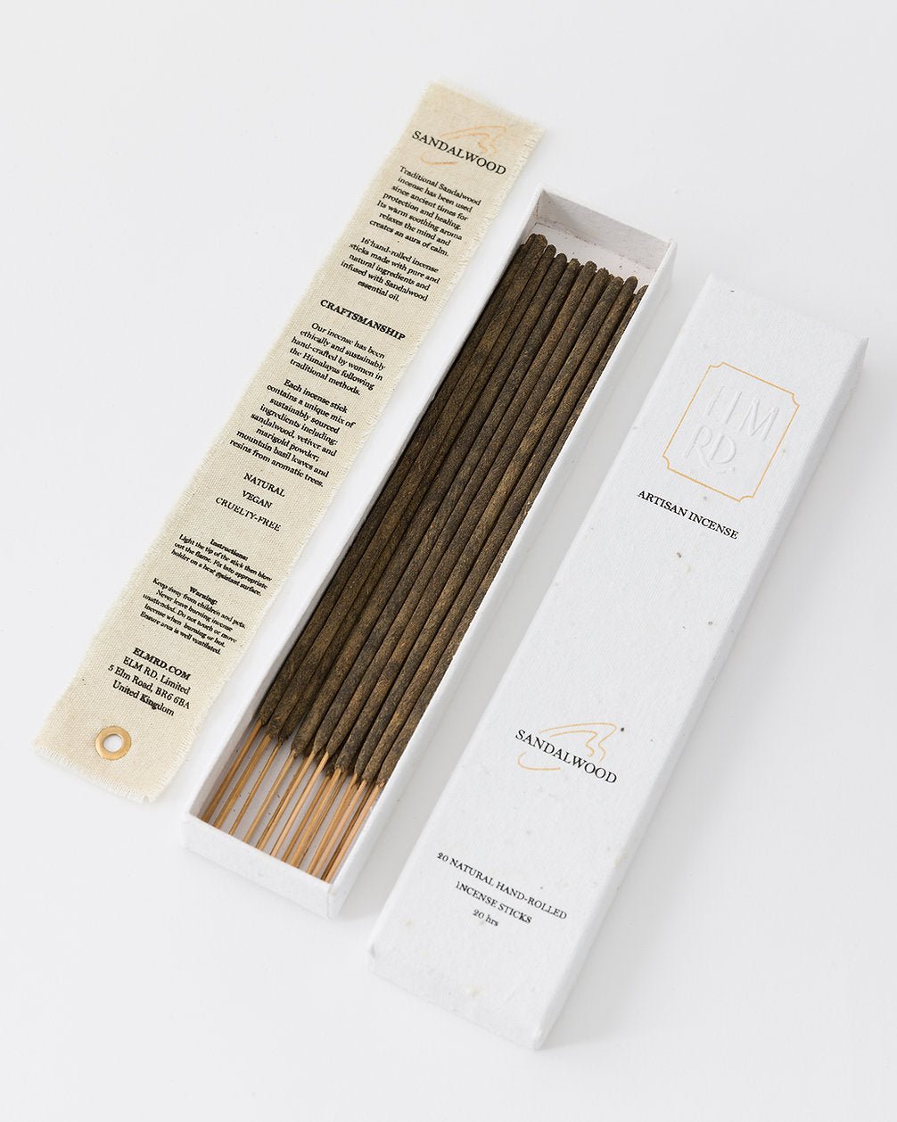 Sandalwood Hand-rolled Incense - IOSOI Skin Lab