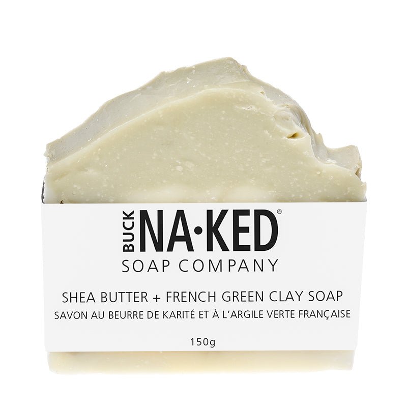 Shea Butter + French Green Clay Soap - 150g - IOSOI Skin Lab