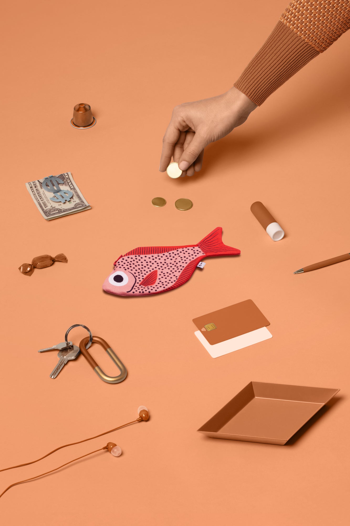 Sweeper Fish - Pink - Purse Or Keychain - IOSOI Skin Lab