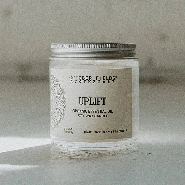 'Uplift' Essential Oil Candle : Eucalyptus + Peppermint 尤加利及薄荷 - IOSOI Skin Lab