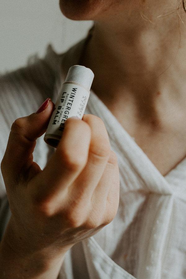 Vegan Lip Balm - Wintergreen - IOSOI Skin Lab